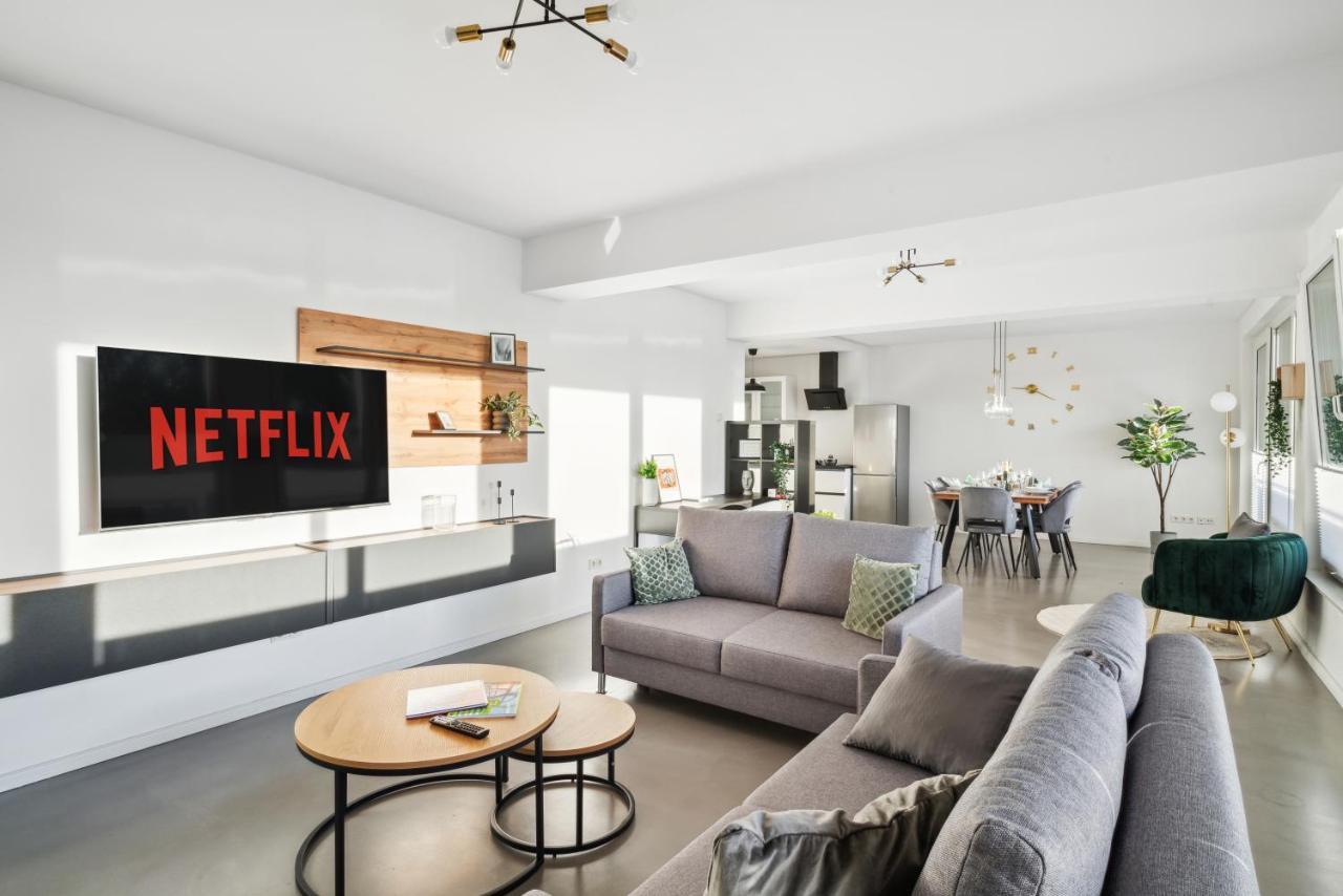 Design-Apartment - Bochum Zentrum - 2 Balkons - 118M2 - Netflix Esterno foto